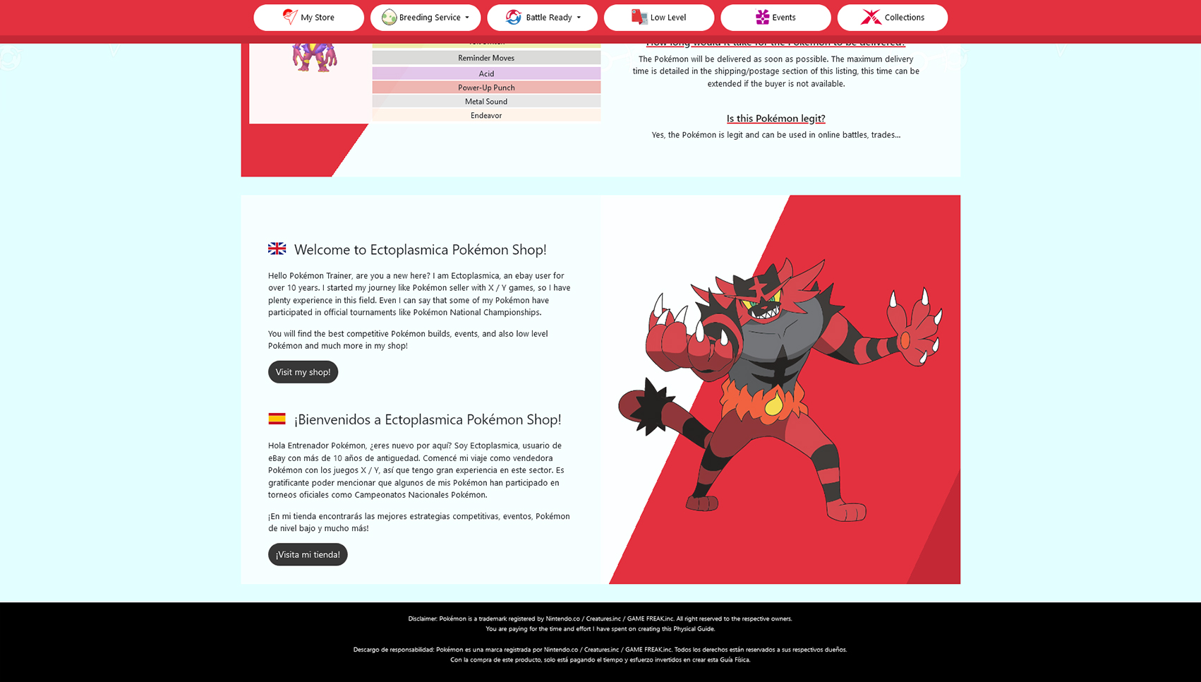Pokéctoplasmica eBay template V2