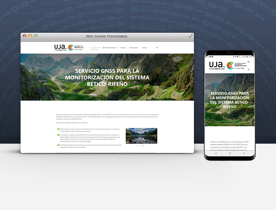 Servicio GNSS para la monitorización del Sistema Bético-Rifeño