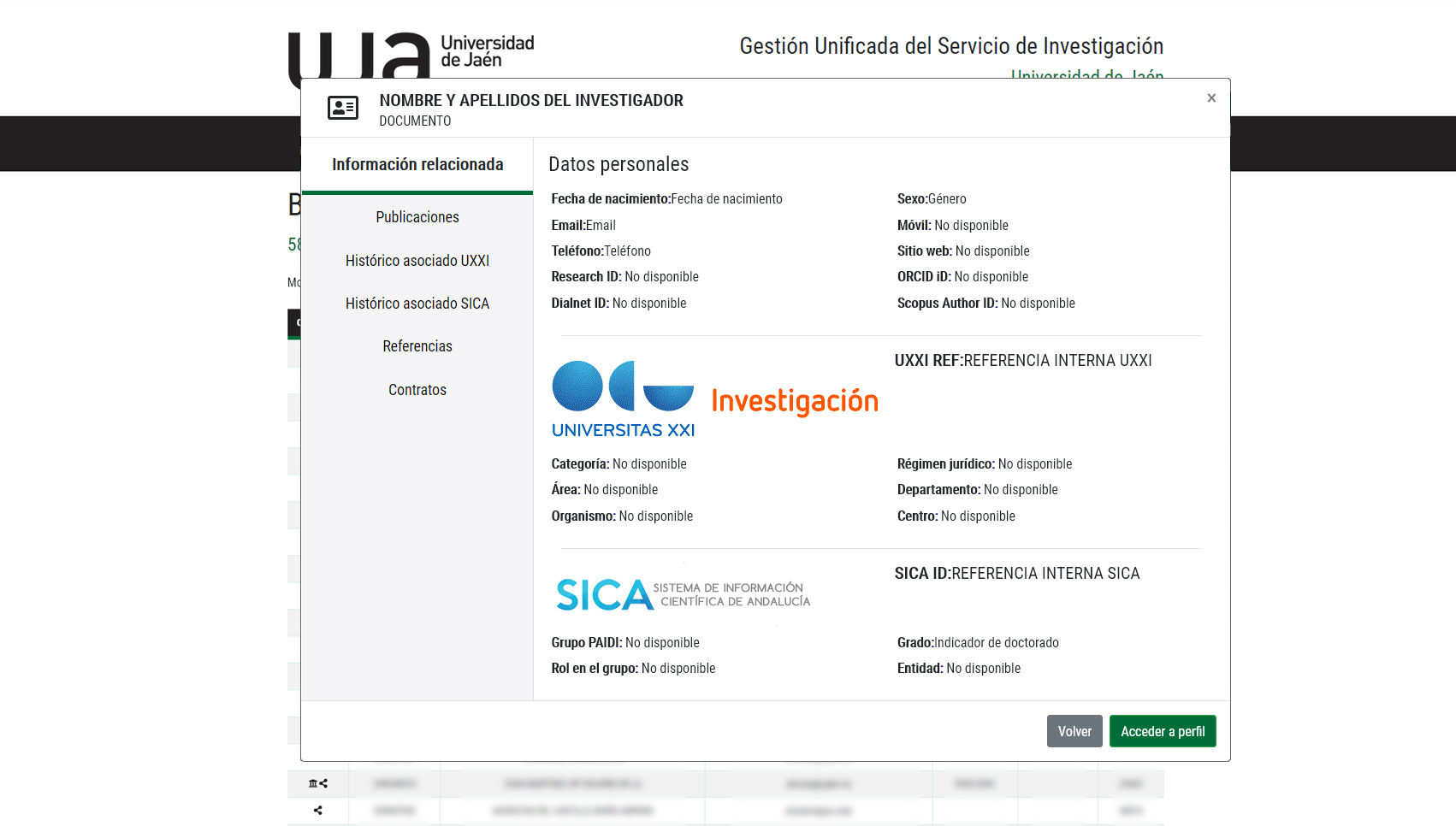 G.U.S.I: Gestión Unificada del Servicio de Investigación